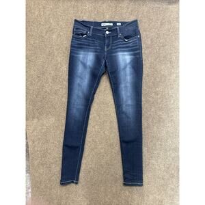 BKE Buckle Stella Stretch Women's Jeans Size 26L Blue Dark Wash Denim 26x33.5